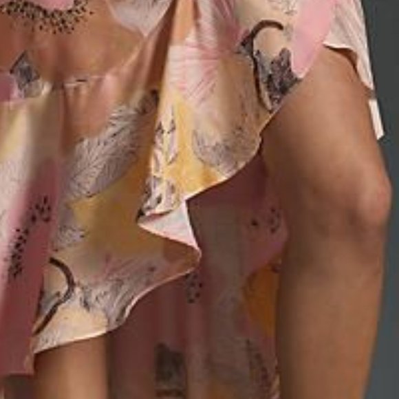 Brand New Maeve Ruffled Wrap Maxi Skirt - Picture 7 of 8